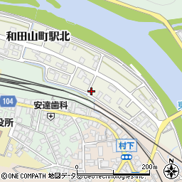 兵庫県朝来市和田山町駅北12-9周辺の地図
