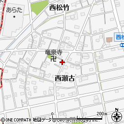 愛知県江南市松竹町西瀬古125周辺の地図