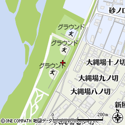 木曽川緑地公園玉ノ井地区トイレ１周辺の地図