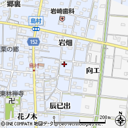 愛知県一宮市島村岩畑146周辺の地図