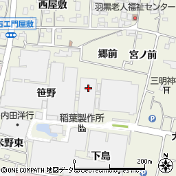 愛知県犬山市羽黒新田郷前44周辺の地図
