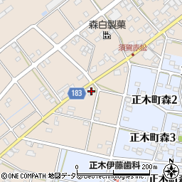 岐阜県羽島市正木町須賀赤松455周辺の地図