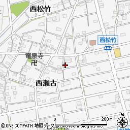 愛知県江南市松竹町西瀬古227周辺の地図