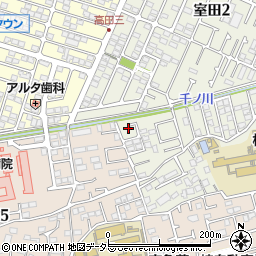 神奈川県茅ヶ崎市室田3丁目3-30周辺の地図