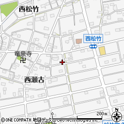 愛知県江南市松竹町西瀬古225周辺の地図