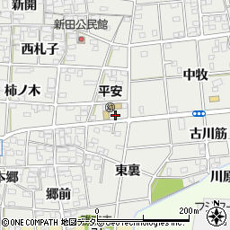愛知県一宮市浅井町小日比野堤南ノ切周辺の地図