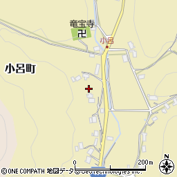京都府綾部市小呂町岡ノ段周辺の地図
