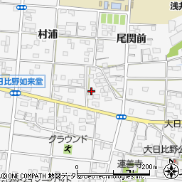 愛知県一宮市浅井町大日比野南流1679-3周辺の地図