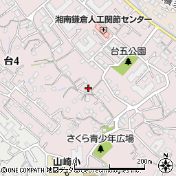 ＢＮＳＱＵＡＲＥ鎌倉台周辺の地図