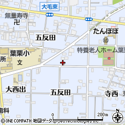 愛知県一宮市島村六反田76周辺の地図
