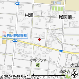 愛知県一宮市浅井町大日比野如来堂1568周辺の地図