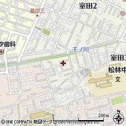 神奈川県茅ヶ崎市室田3丁目4-30周辺の地図