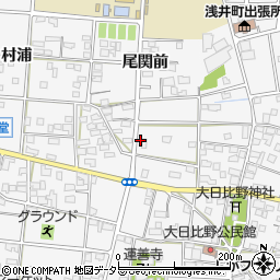 愛知県一宮市浅井町大日比野北流29周辺の地図