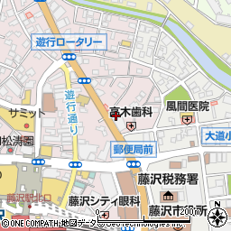 藤沢法人会館周辺の地図