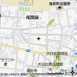 愛知県一宮市浅井町大日比野北流32周辺の地図