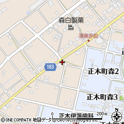 岐阜県羽島市正木町須賀赤松454周辺の地図