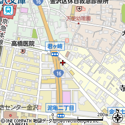 居酒屋 白ヒゲ 金沢文庫周辺の地図
