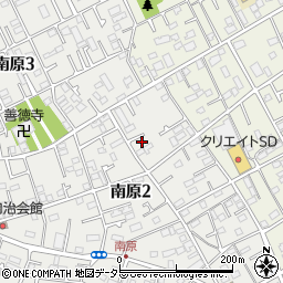 神奈川県平塚市南原2丁目周辺の地図