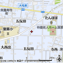 愛知県一宮市島村六反田77周辺の地図