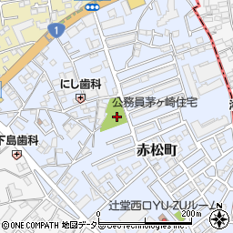 東小和田公園周辺の地図