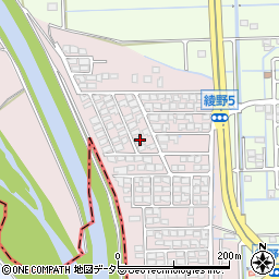 岐阜県大垣市綾野町3504-129周辺の地図