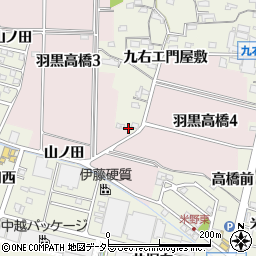 愛知県犬山市羽黒高橋郷194周辺の地図