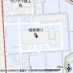 岐阜東リ株式会社周辺の地図