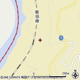 長野県下伊那郡泰阜村8025周辺の地図