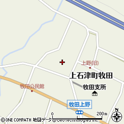 岐阜県大垣市上石津町牧田2439周辺の地図