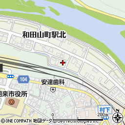 兵庫県朝来市和田山町駅北10-1周辺の地図