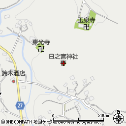 日之宮神社周辺の地図
