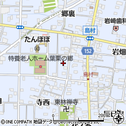 愛知県一宮市島村六反田162周辺の地図