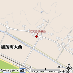 島根県雲南市加茂町大西532周辺の地図
