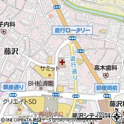 藤沢商工会館ミナパーク周辺の地図