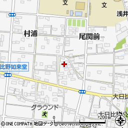 愛知県一宮市浅井町大日比野南流1680周辺の地図