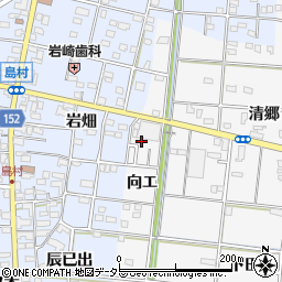 愛知県一宮市浅井町大日比野向エ13-7周辺の地図