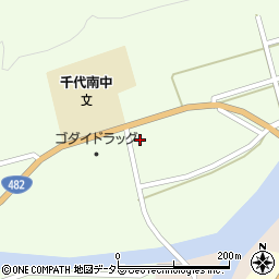 鳥取県東部広域行政管理組合　八頭消防署用瀬出張所周辺の地図