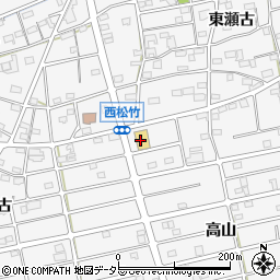 ヘルスバンク松竹店周辺の地図