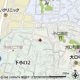 愛知県丹羽郡大口町城屋敷1丁目65周辺の地図