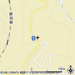 長野県下伊那郡泰阜村7857周辺の地図