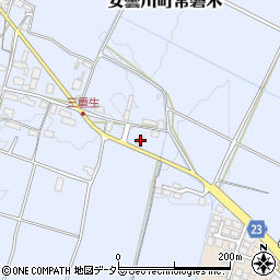 滋賀県高島市安曇川町常磐木953周辺の地図