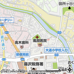 神奈川県藤沢市朝日町17周辺の地図