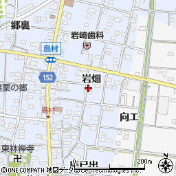 愛知県一宮市島村岩畑111周辺の地図