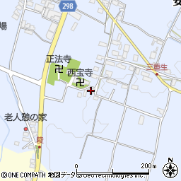 滋賀県高島市安曇川町常磐木1073-2周辺の地図