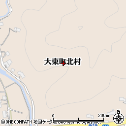 島根県雲南市大東町北村周辺の地図