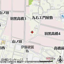 愛知県犬山市羽黒高橋郷195周辺の地図