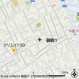 神奈川県平塚市御殿1丁目周辺の地図