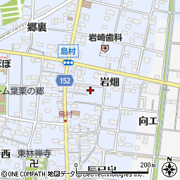 愛知県一宮市島村岩畑113周辺の地図