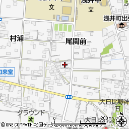 愛知県一宮市浅井町大日比野北流4周辺の地図