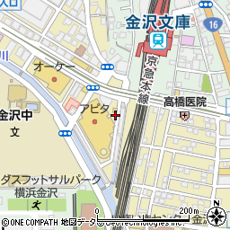 宮脇書店金沢文庫店周辺の地図